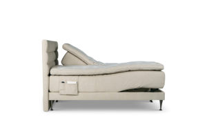 In picture: Adjustable A20 bed 2x90x200cm. Top Mattress: Heaven. Headboard: Relax. Fabric: Next 105. Leg: 125.