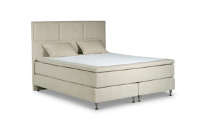 In picture: Nordic C10 bed 180x200cm. Top mattress: Dream. Headboard: Diamond. Fabric: Next105. Leg: 124.