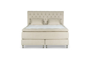 In picture: Continental C20 bed180x200cm. Top mattress: Heaven. Headboard: Windsor. Fabric: Next105. Leg:124.