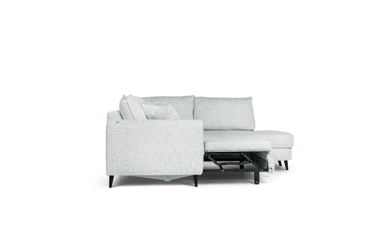 In picture: Lucca Open End Right. Fabric: Modis 2980. Leg: 50, black.