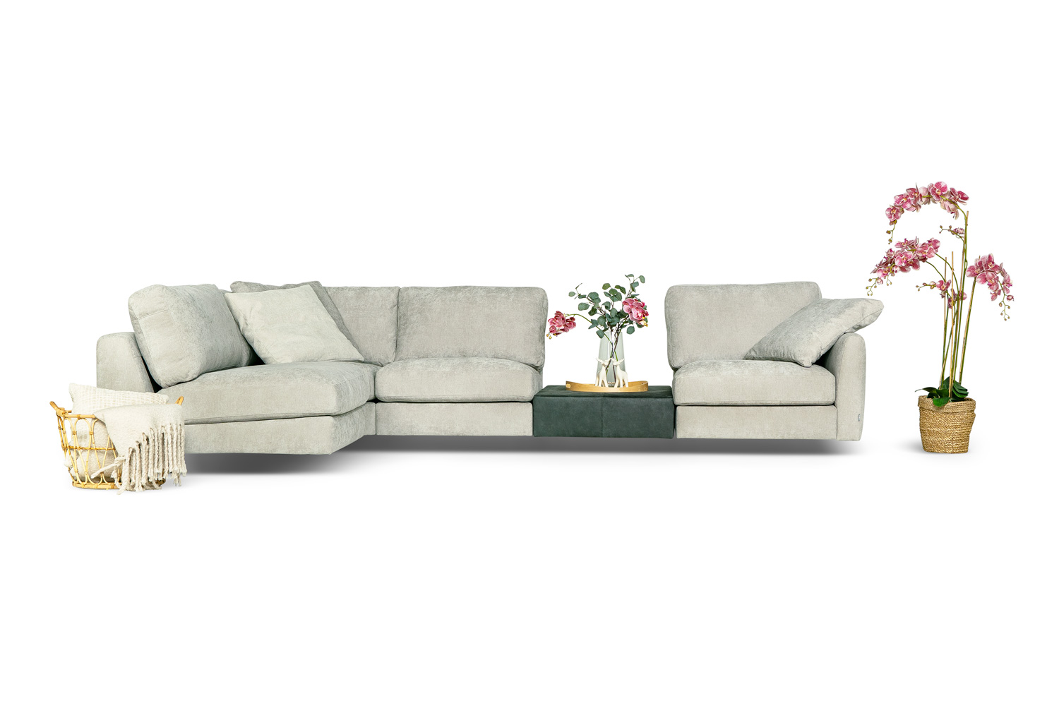 In picture: Amadeus 1,5-C-1-Table-1-A. Fabric: Nuevo4682.