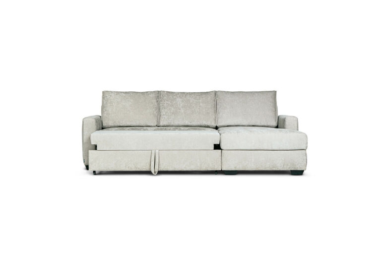 In picture: Bergen 3 DIV Right. Fabric: Nuevo 4682. Leg: 36, black.