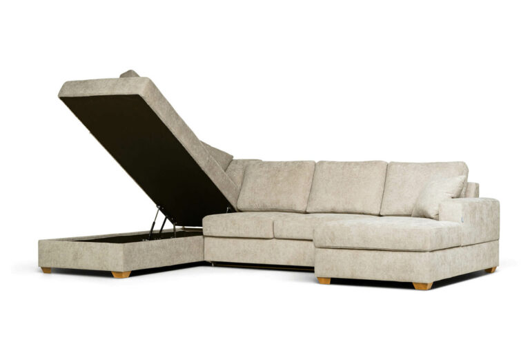 In picture: Dallas Left. Fabric: Shaff 1109.