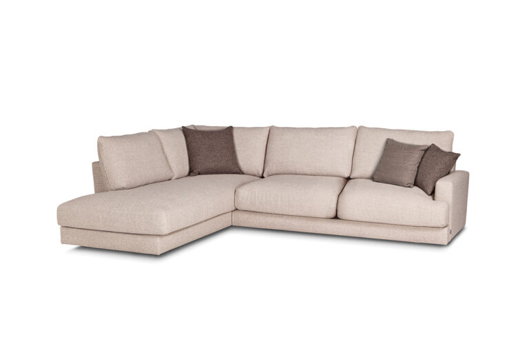 In picture: Piave Open End Left. Fabric: Matuu 02.