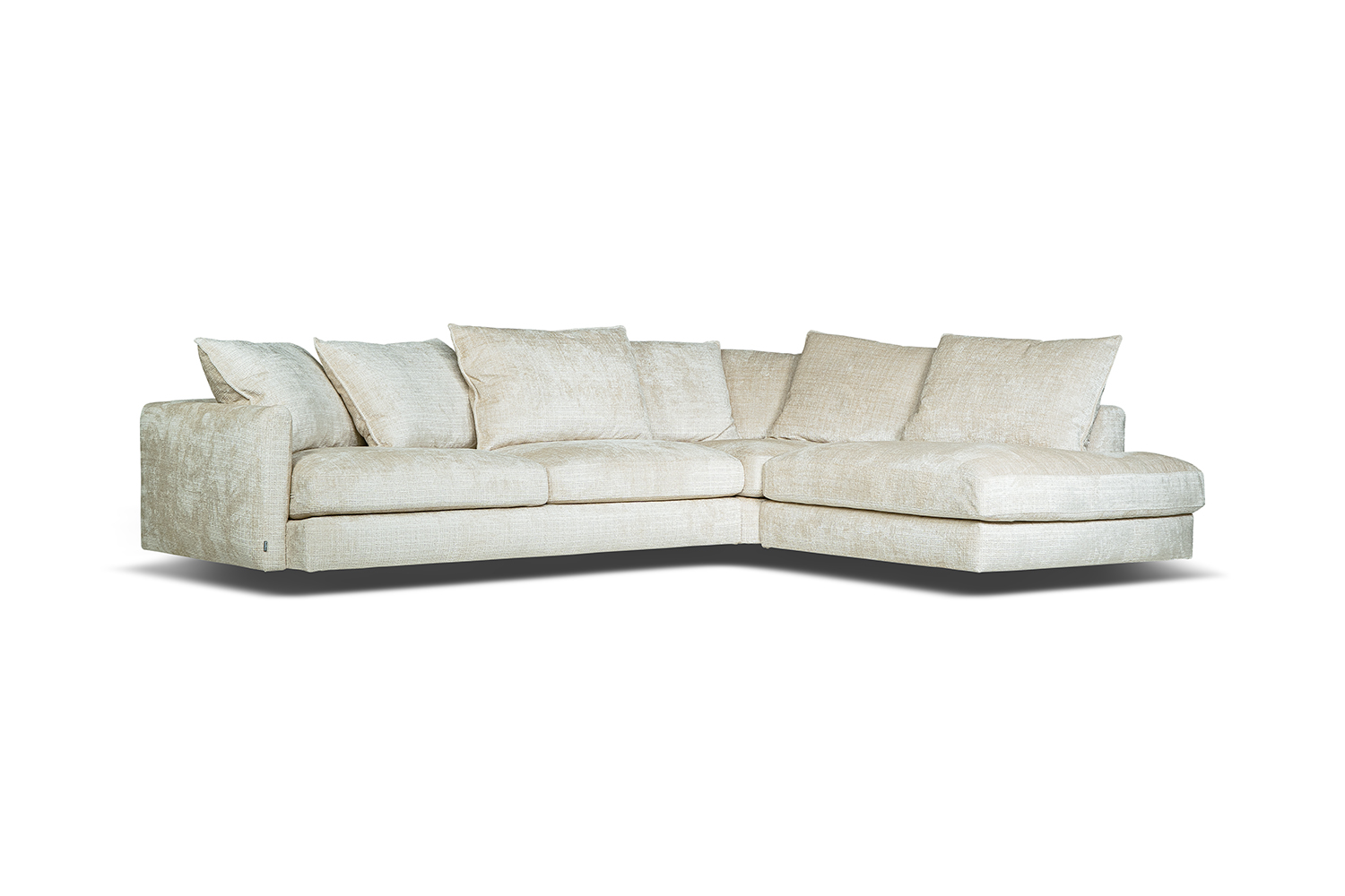 In picture: Band Open End Right. Fabric: Urban 3402.