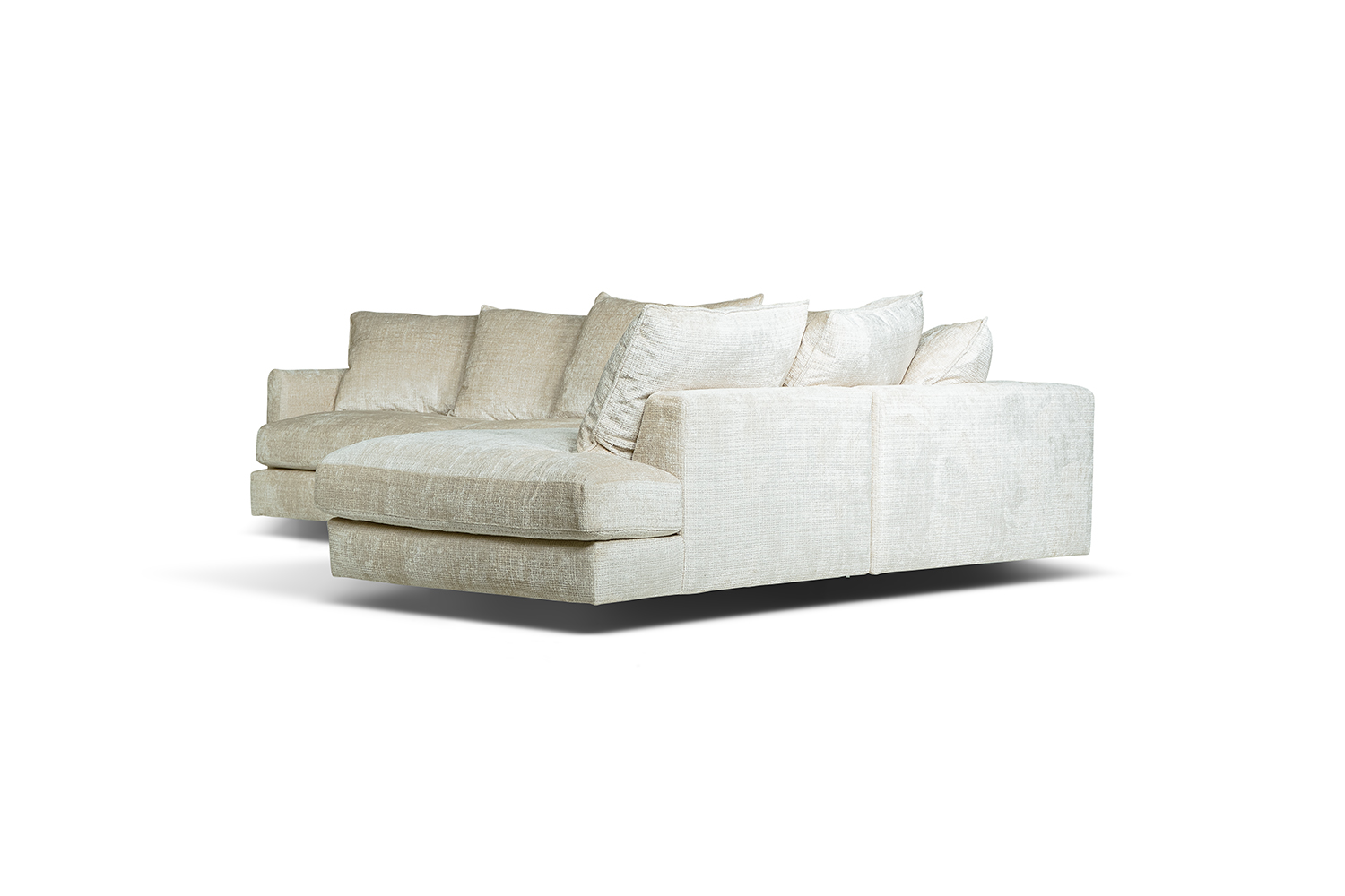 In picture: Band Open End Right. Fabric: Urban 3402.