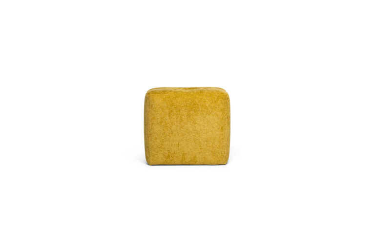 In picture: Softy footstool 45x45 cm. Fabric: Shaff 1148.