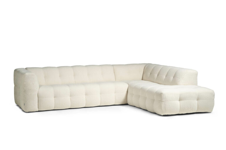 In picture: Bublee Open End Right. Fabric: Wooley 22907.