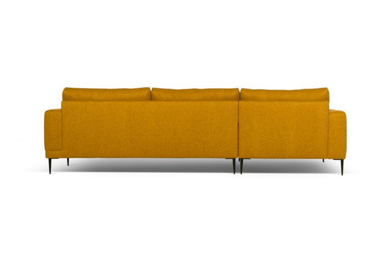 In picture: Vegas 4 DIV Left. Fabric: Lory 5016. Leg: 15, matte black.
