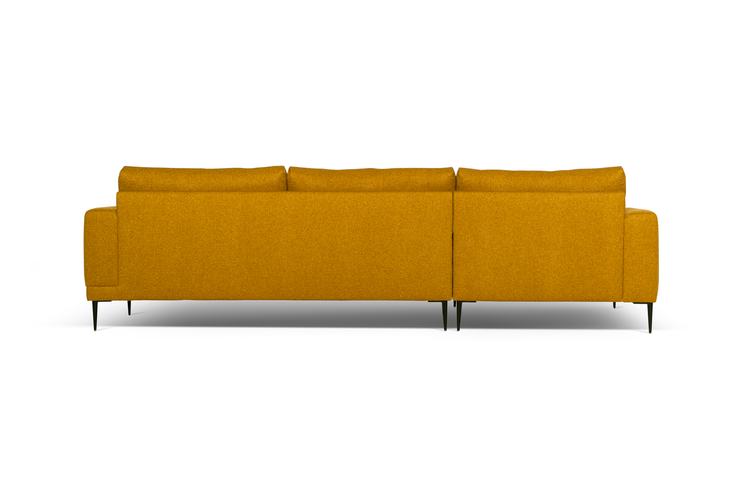 In picture: Vegas 4 DIV Left. Fabric: Lory 5016. Leg: 15, matte black.