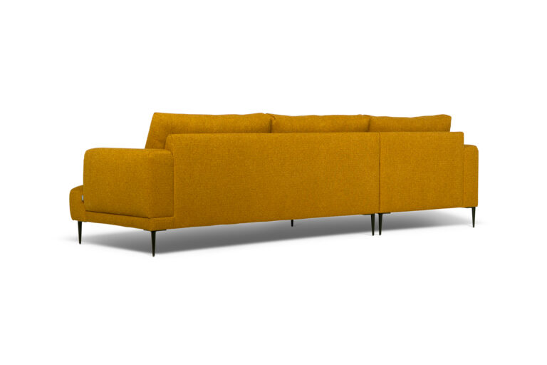 In picture: Vegas 4 DIV Left. Fabric: Lory 5016. Leg: 15, matte black.