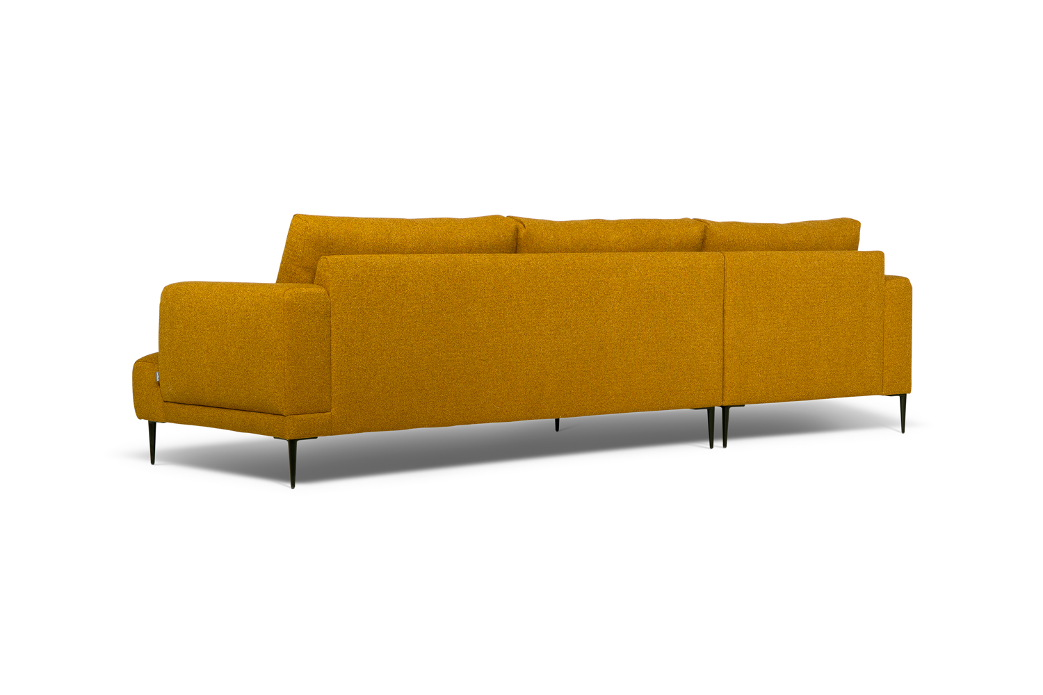 In picture: Vegas 4 DIV Left. Fabric: Lory 5016. Leg: 15, matte black.