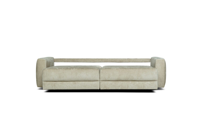 In picture: Sento 3 BM bed opened to sleeping position. Fabric: Jazz 3107.