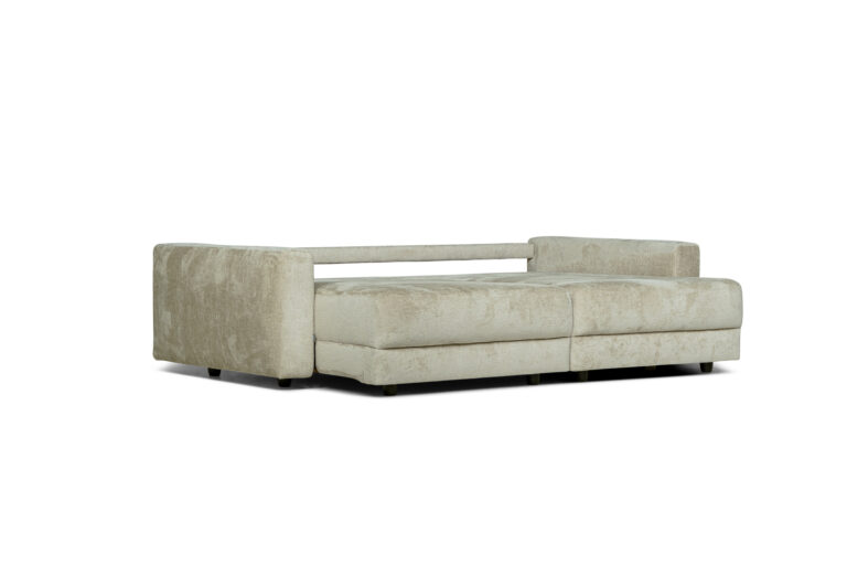 In picture: Sento 3 BM bed opened to sleeping position. Fabric: Jazz 3107.