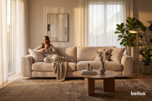 In picture: Cavelle 4. Fabric: Adore 01.