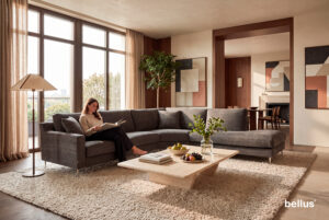 In picture: Como Lux. Fabric: Kiss 66. Leg: 10, stainless steel.