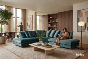In picture: Easy L1U1L. Fabric: Adore 56.